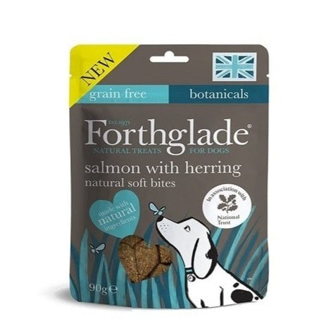 Forthglade Natural Soft Bite Treat Salmon with Herring 90g
