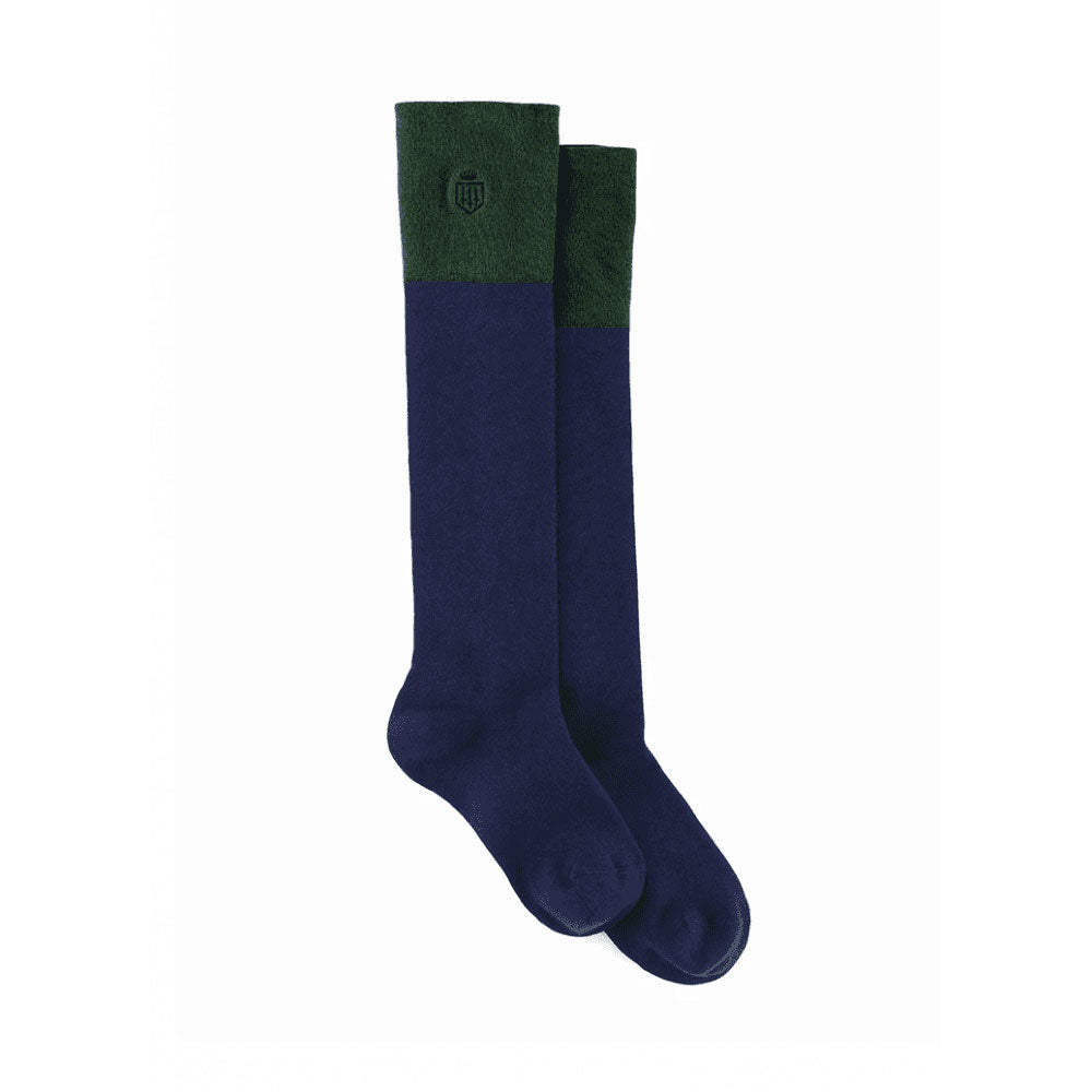 The Fairfax & Favor Ladies Boot Socks in Green#Green