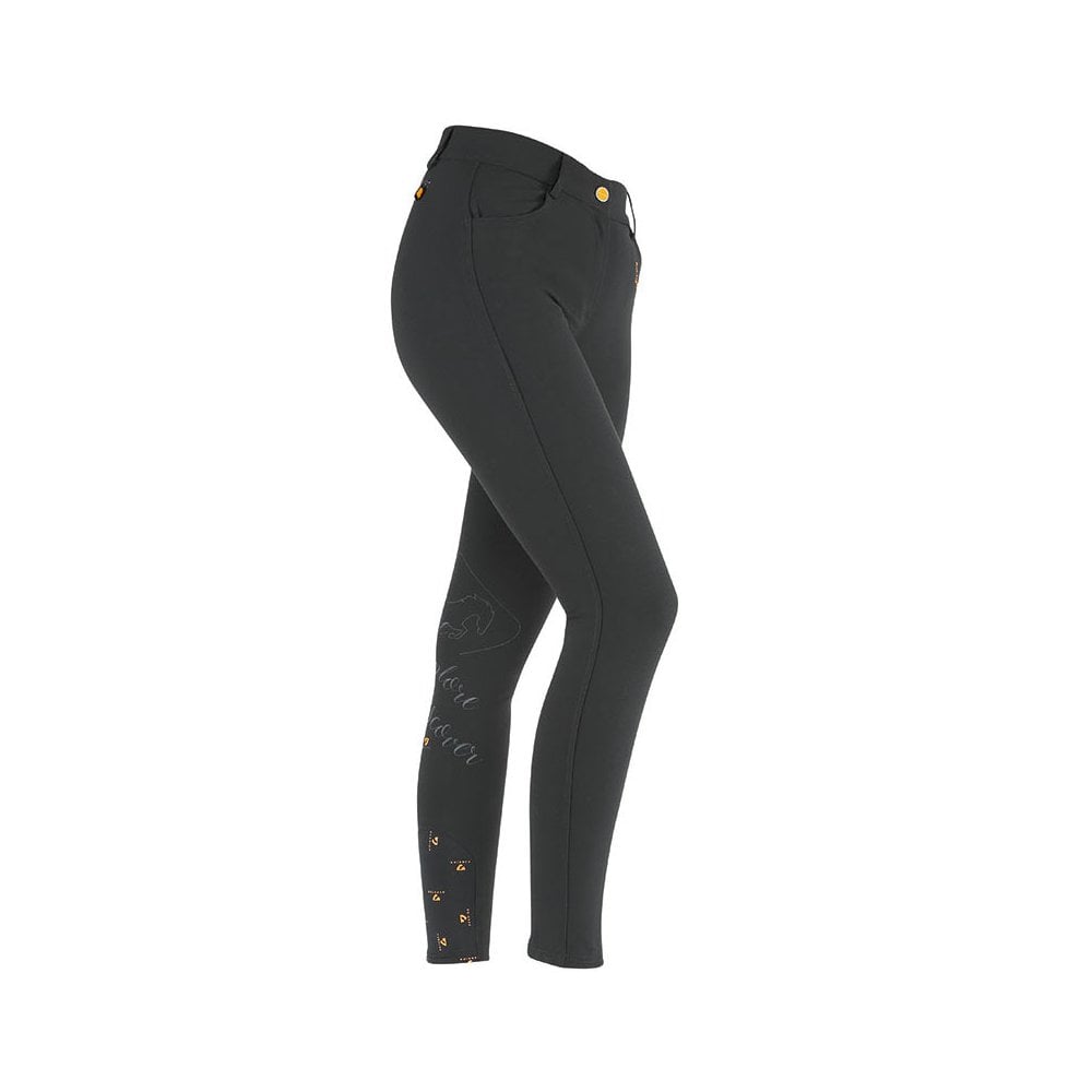The Aubrion Maids Liberty Breeches in Black#Black