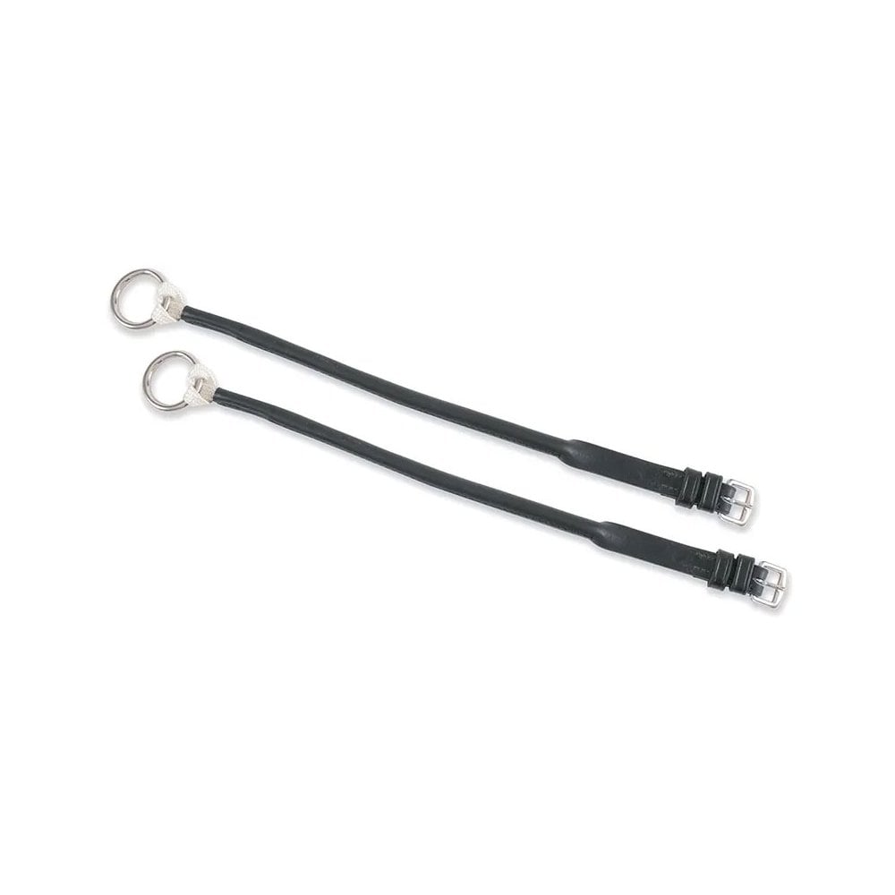 The Shires Gag Cheeks for Horses and Ponies in Black#Black