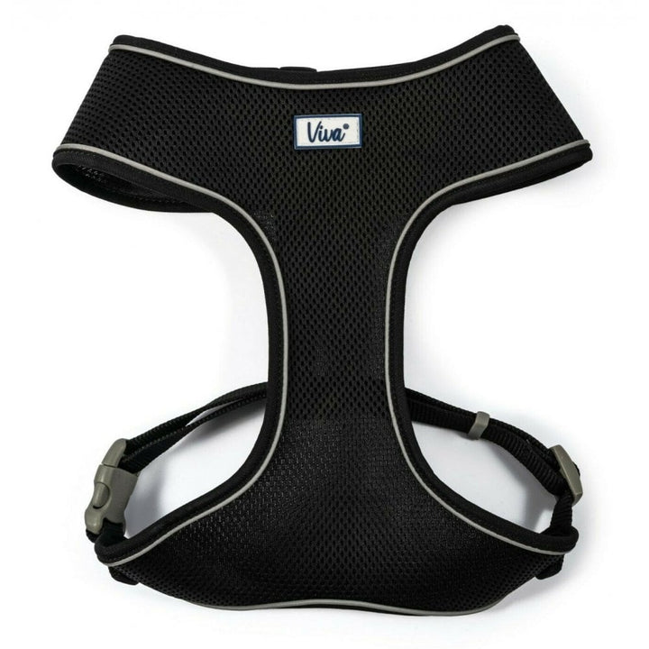 The Ancol Viva Mesh Harness for Dogs in Black#Black