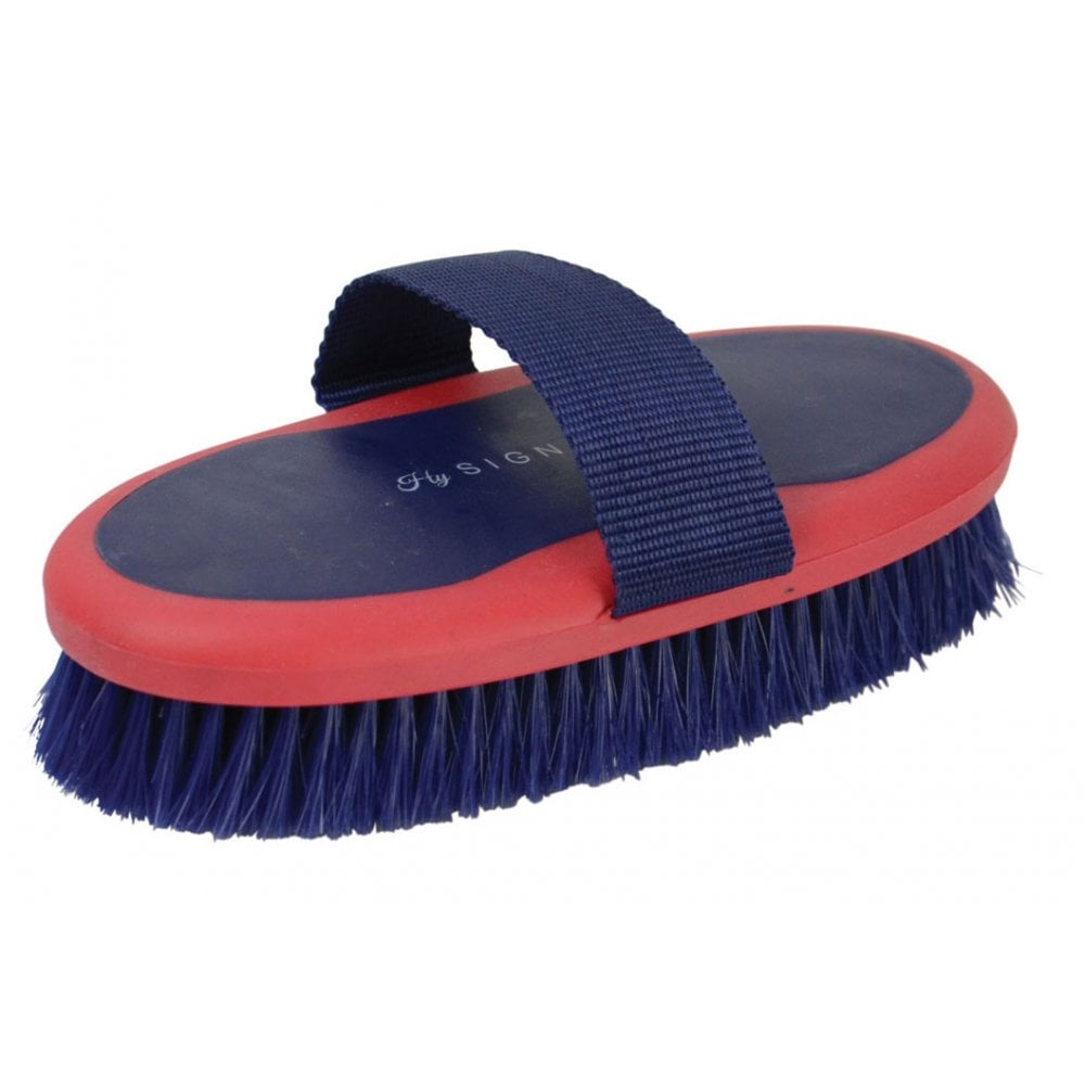 The Hy Signature Body Brush in Navy#Navy