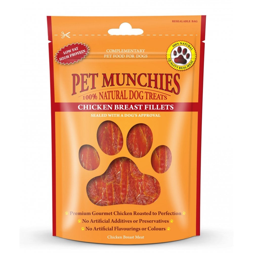 Pet Munchies Chicken Breast Dog Treats 100g