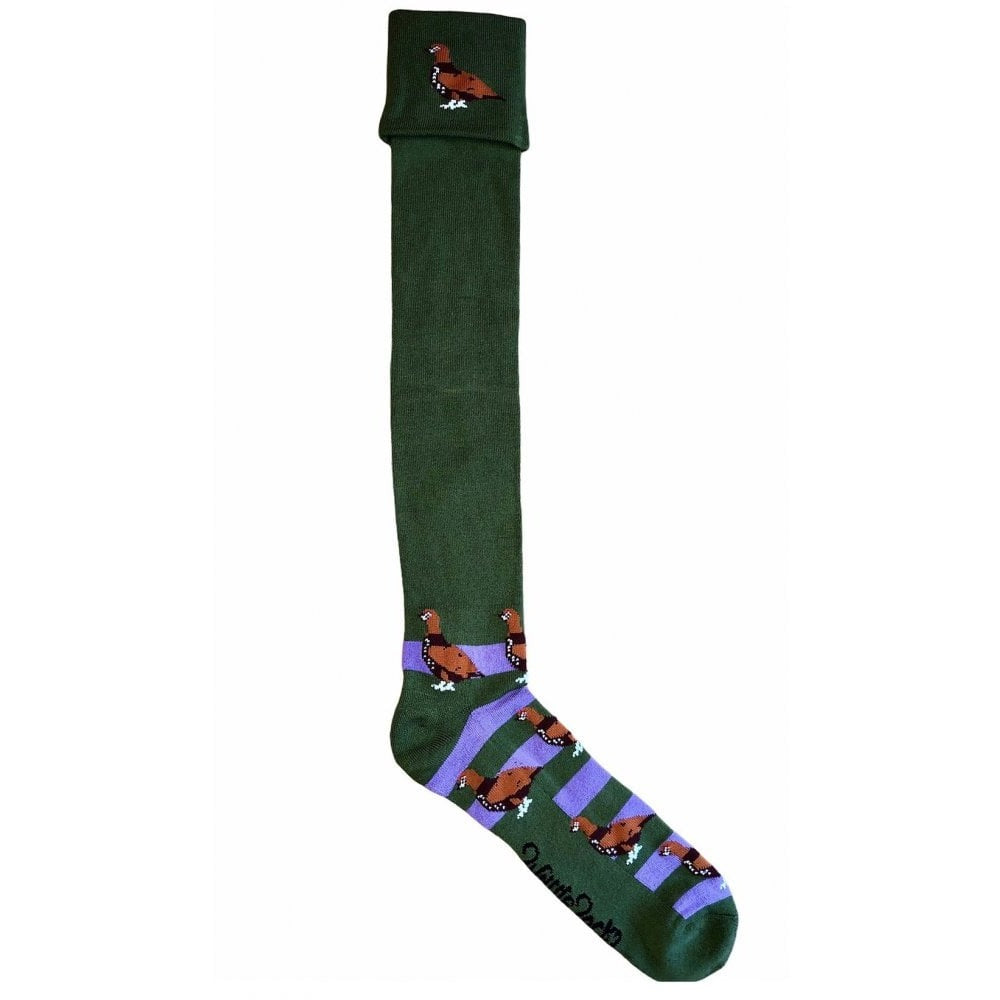 The Shuttle Socks Mens Game Bird Shooting Socks in Purple#Purple