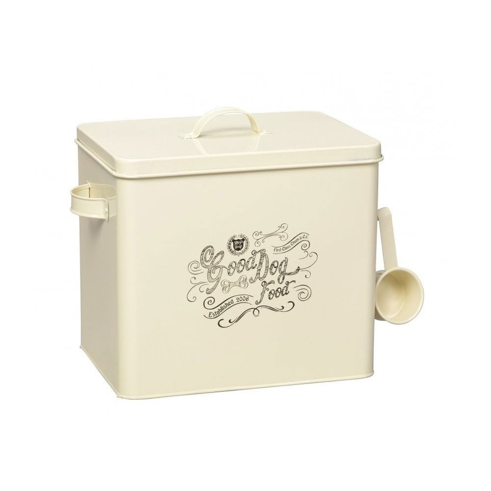 The House of Paws Good Dog Treat Tin in Cream#Cream