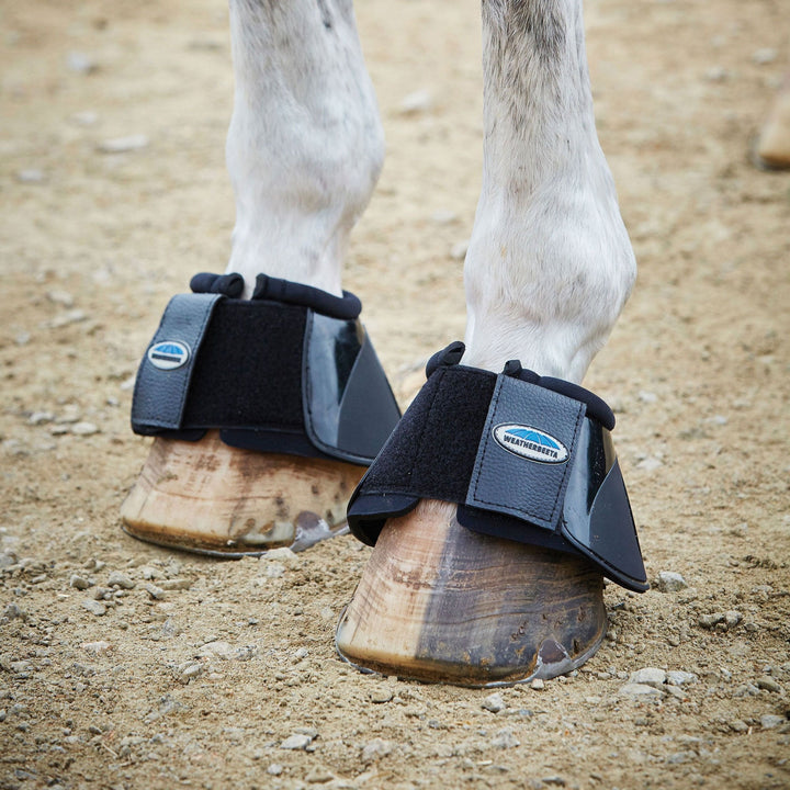 The Weatherbeeta Impact Bell Boots in Black#Black