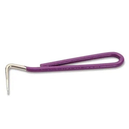 The Shires Ezi Groom Pear Shaped Hoof Pick in Purple#Purple