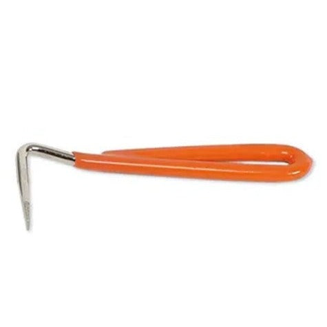 The Shires Ezi Groom Pear Shaped Hoof Pick in Orange#Orange