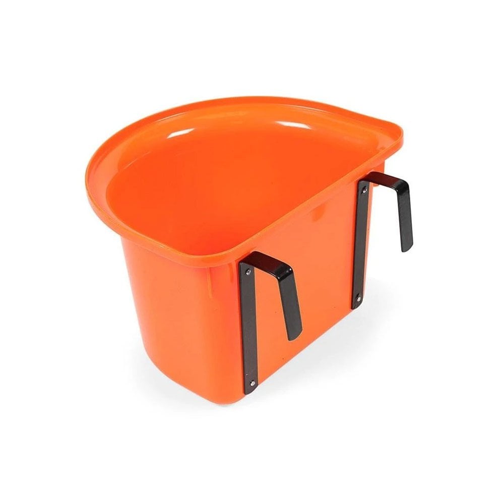 The Shires Ezi-Kit Hook Over Portable Manger in Orange#Orange