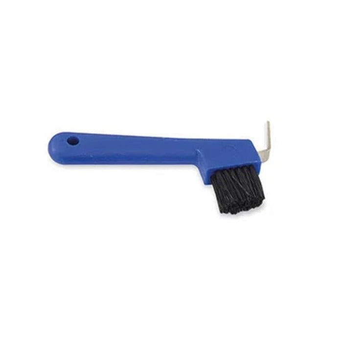 The Shires Ezi-Groom Hoof Pick/brush in Blue#Blue