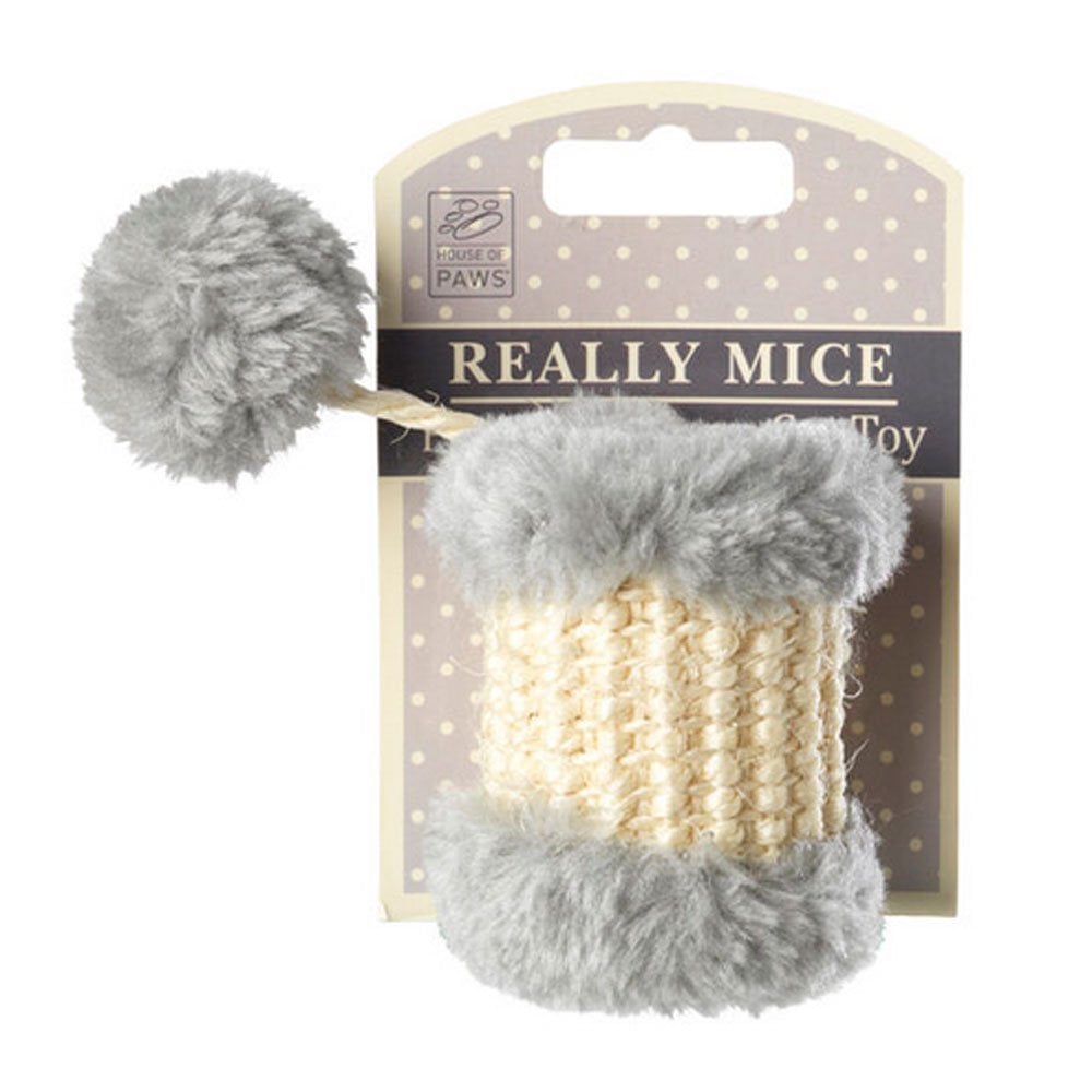 House Of Paws Really Mice Pom Pom Drum Cat Toy