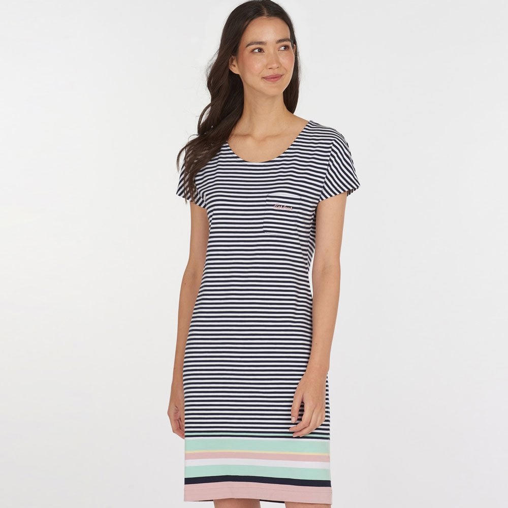 Barbour Ladies Harewood Stripe Dress#Stripe