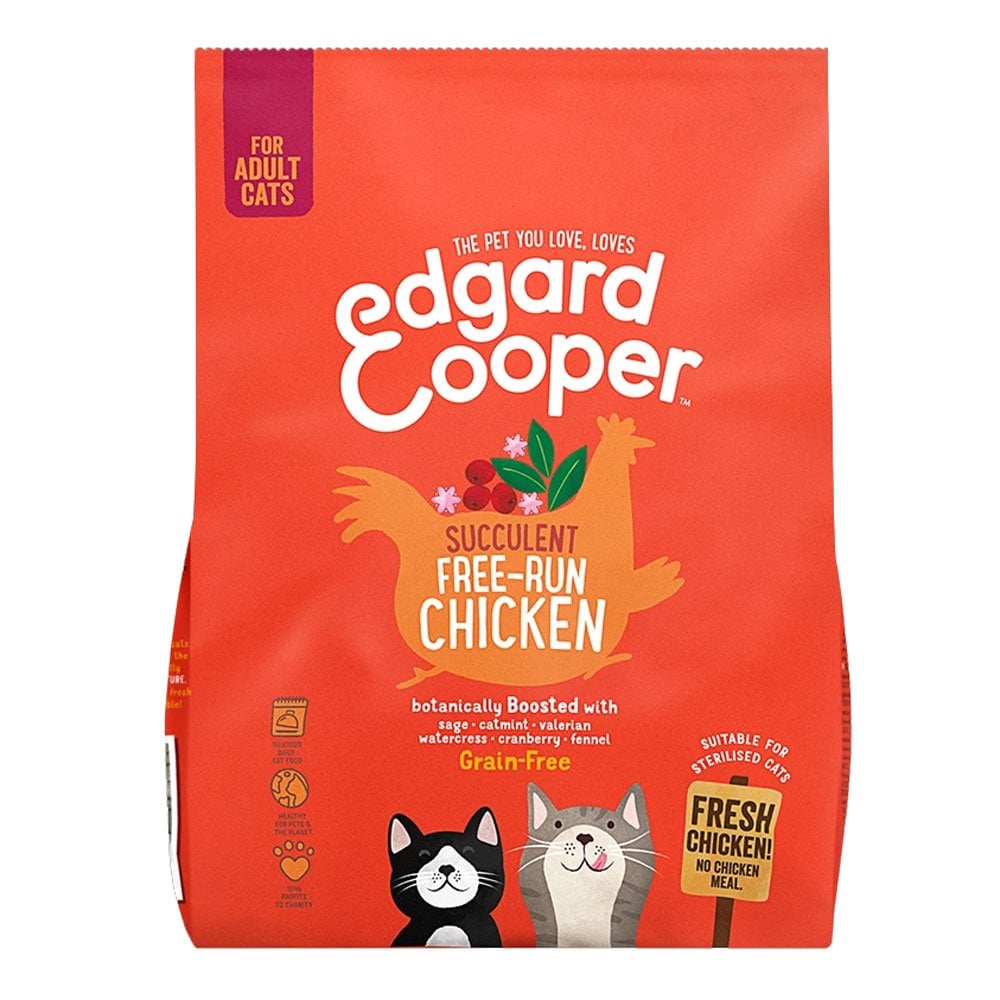 Edgard & Cooper Free-run Chicken with Sage, Valerian & Cranberries for Cats 1.75kg