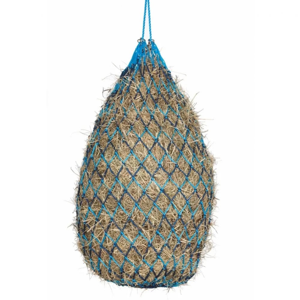 The Shires Deluxe Hay Net in Navy/Blue#Blue