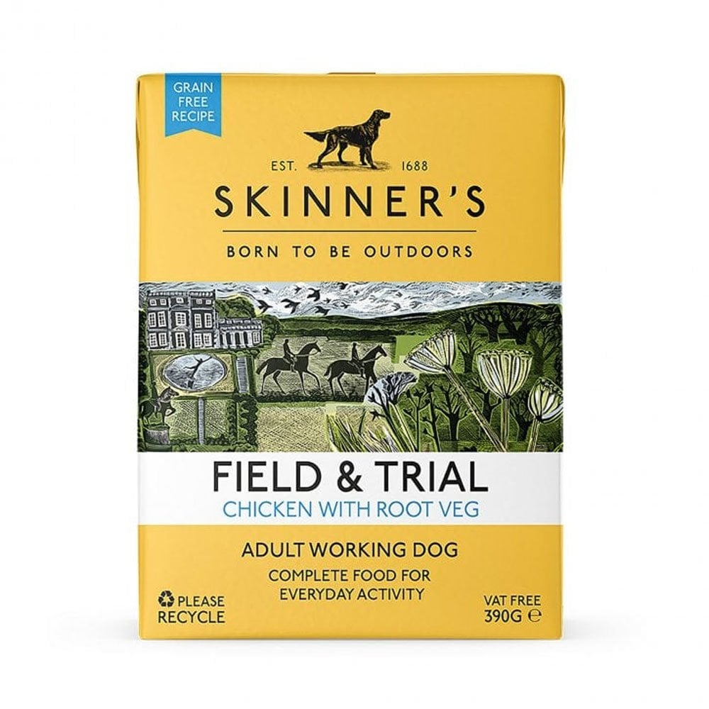 Skinners Field & Trial Adult Grain Free Dog Food with Chicken 390g