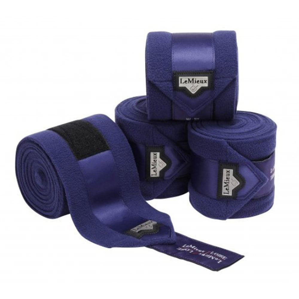 The LeMieux Loire Satin Polo Bandages in Ink Blue#Ink Blue