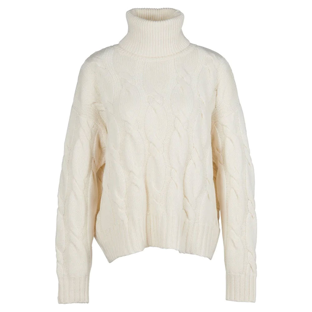 Barbour sweater womens white online