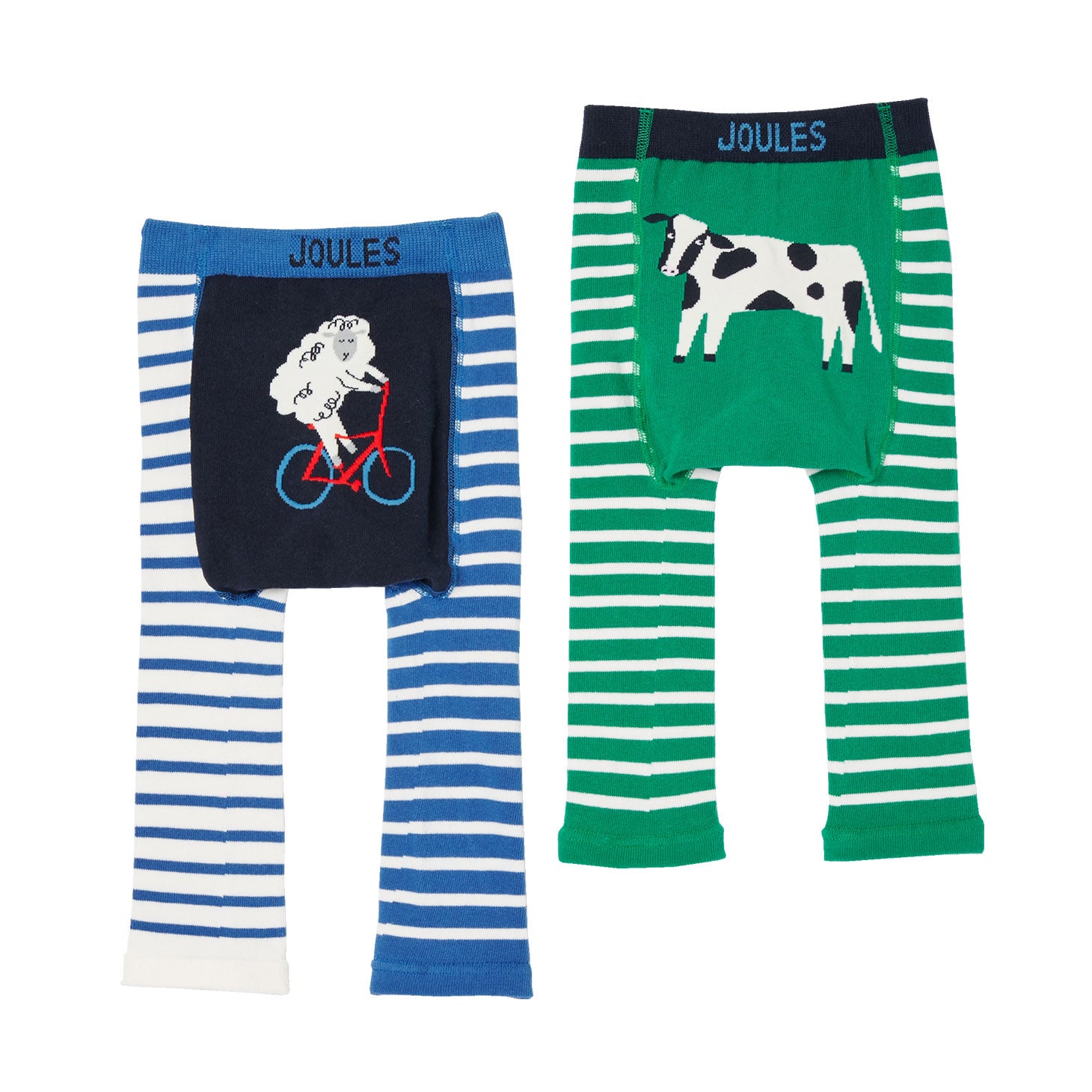 Joules Baby Lively 2 Pack Character Leggings