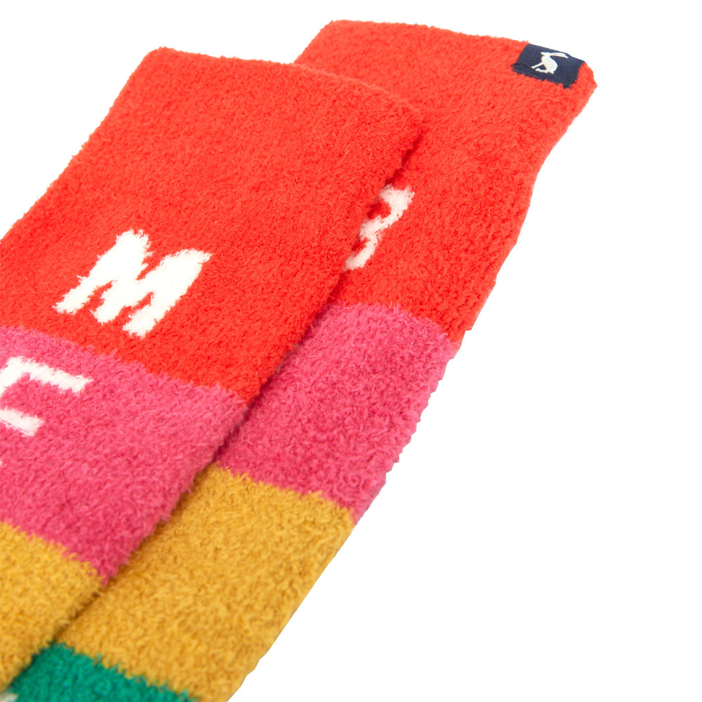 Joules Girls Festive Fluffy Socks