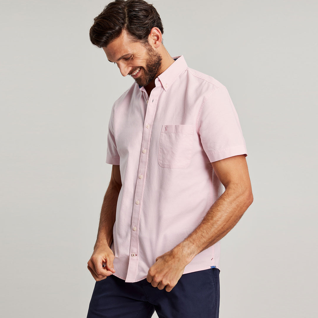 Joules Mens Classic Fit Short Sleeve Oxford Shirt