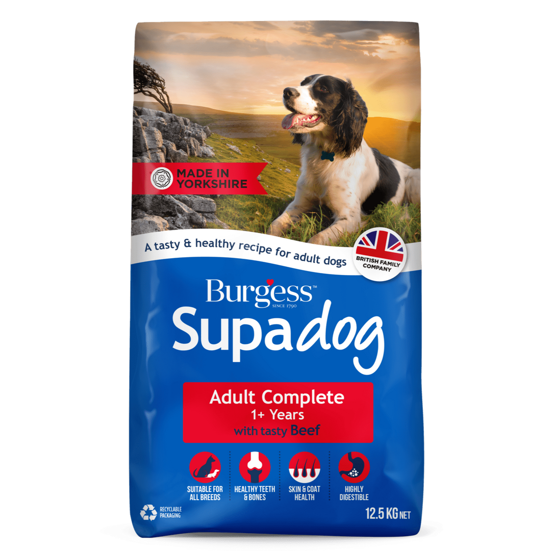 Burgess Superdog Adult Dog Food with Tasty Beef 12.5kg
