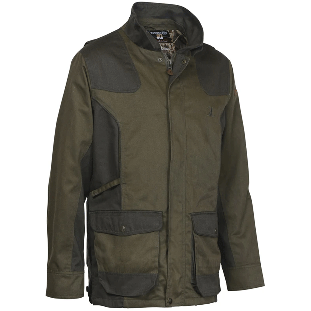 The Percussion Mens Traditional Jacket in Khaki#Khaki