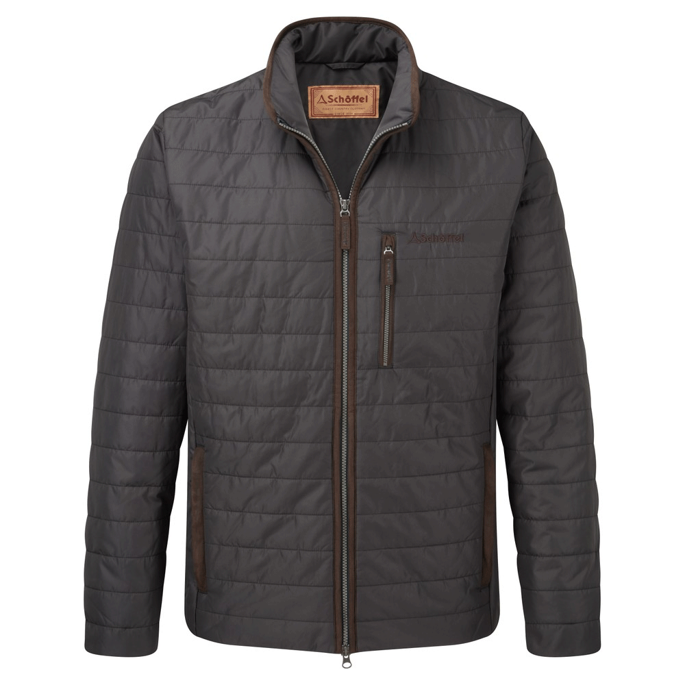 The Schoffel Mens Carron Padded Jacket in Grey#Grey