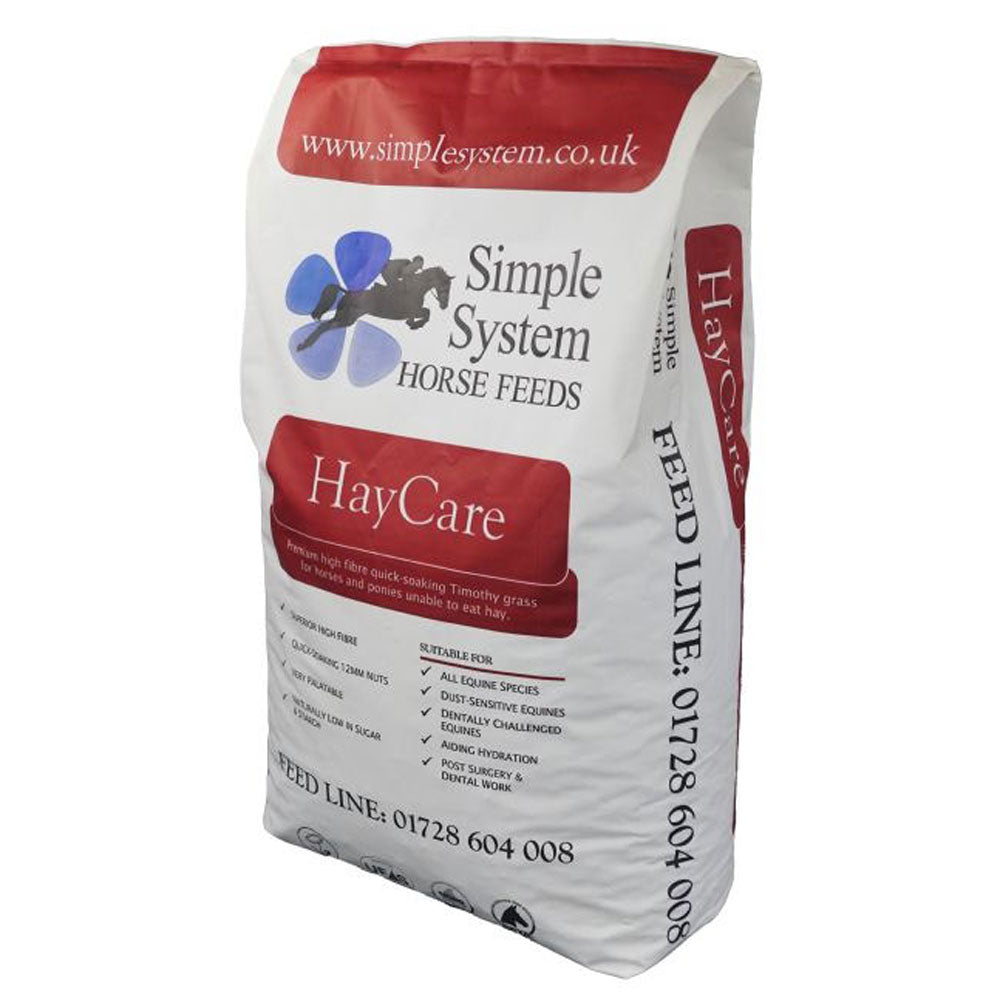 Simple System HayCare - premium high fibre quick-soaking Timothy Grass