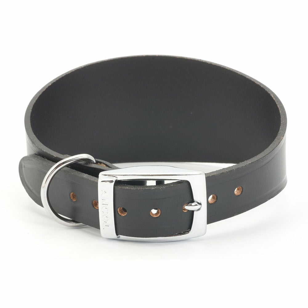 The Ancol Greyhound Collar in Black#Black