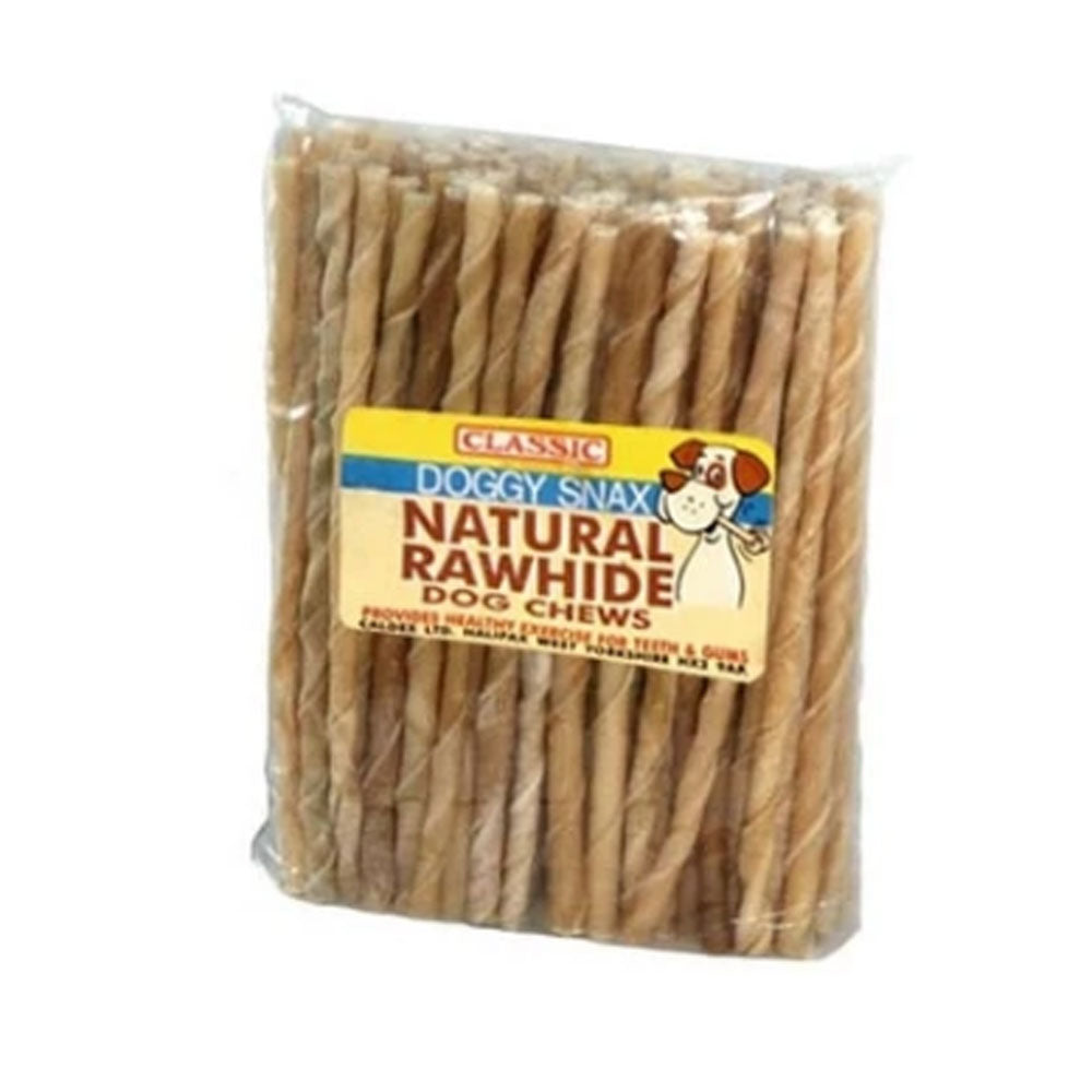 Rawhide Twists Dog Chews Dog Treats 100 x 5inch