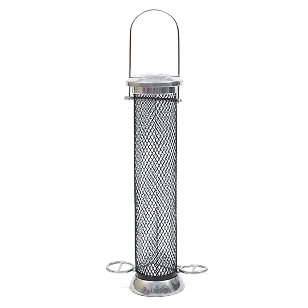 The Henry Bell Sterling Sunflower Hearts Feeder in Silver#Silver