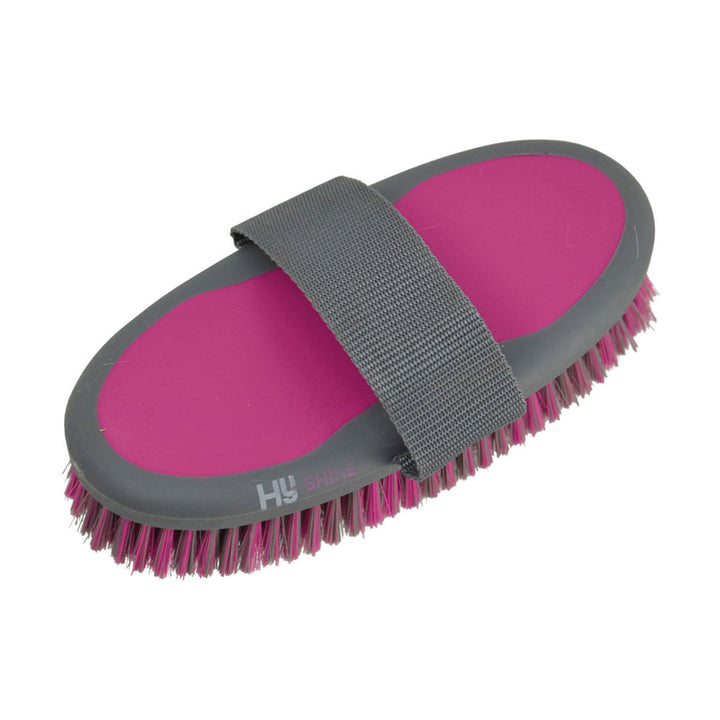 The Hy Sport Active Groom Body Brush in Pink#Pink
