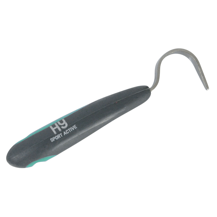The Hy Sport Active Groom Hoof Pick in Emerald Green#Emerald Green