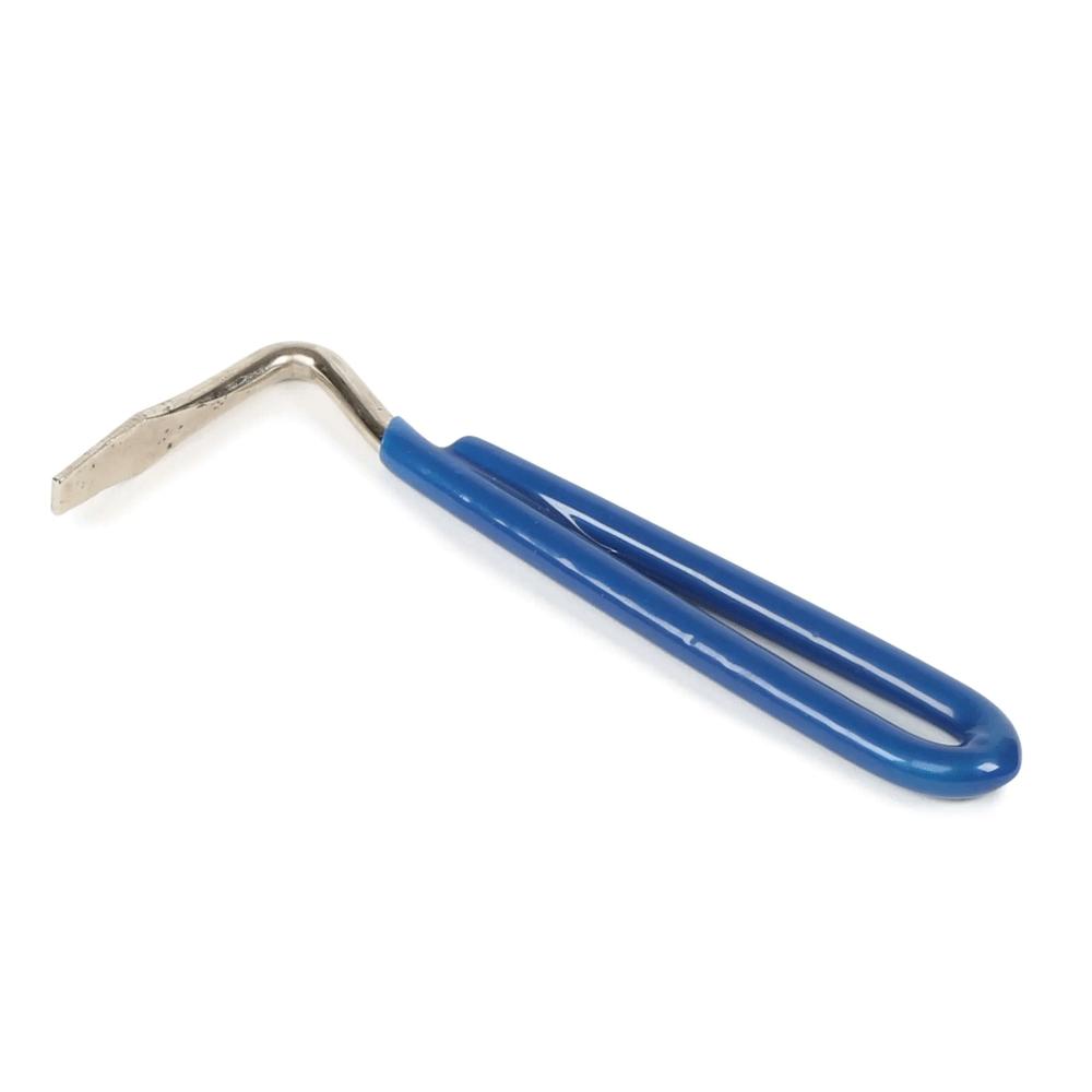 The Shires Ezi Groom Pear Shaped Hoof Pick in Blue#Blue