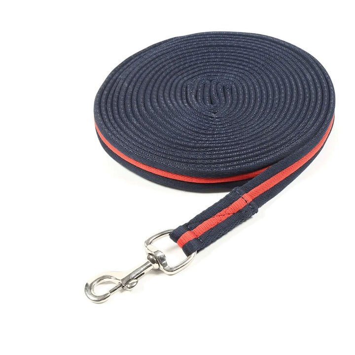 The Shires Cushion Web Lunge Line 8m in Red#Red