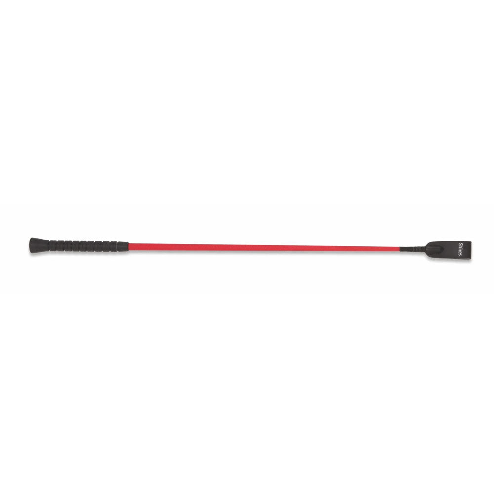 The Shires Plain Stem Whip in Red#Red