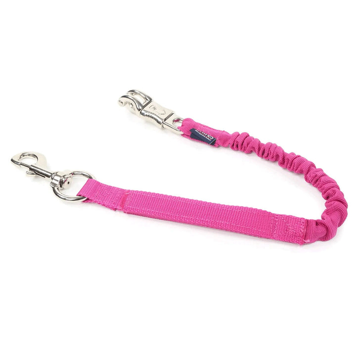 The Shires Bungee Breakaway Trailer Tie in Pink#Pink
