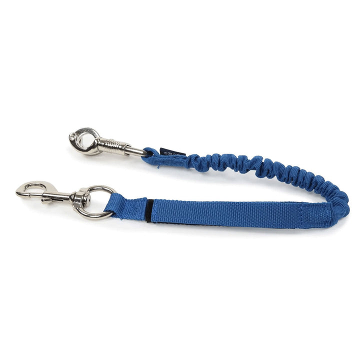 The Shires Bungee Breakaway Trailer Tie in Blue#Blue