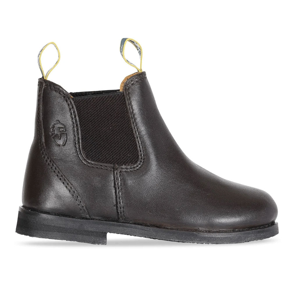 The Moretta Childrens Fiora Jodhpur Boots in Black#Black