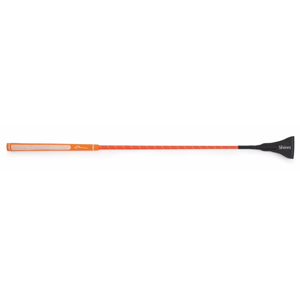 The Shires Rainbow General Purpose Whip in Orange#Orange