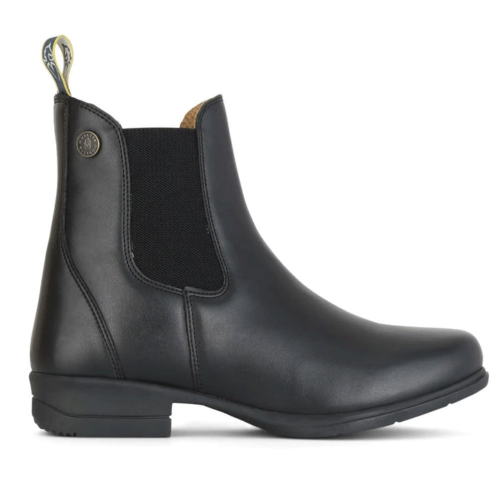 The Moretta Ladies Alma Jodhpur Boots in Black#Black