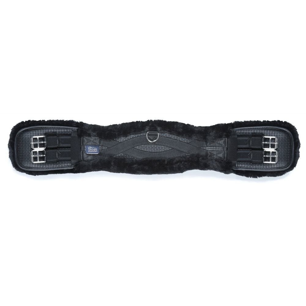 The Shires Performance Supafleece Dressage Girth in Black#Black