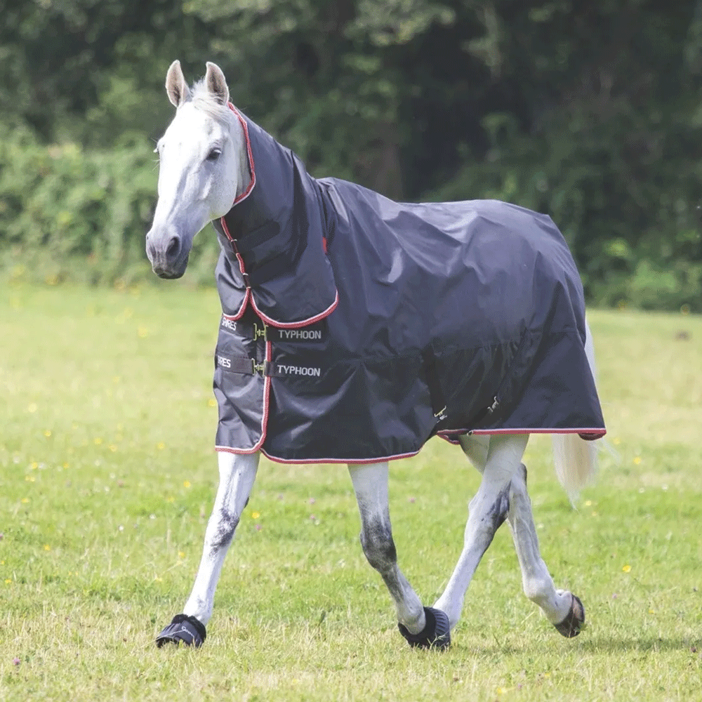 The Shires Typhoon 200g Combo Turnout in Black#Black