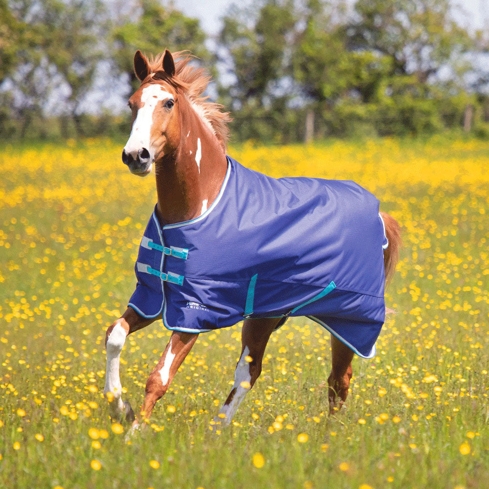 The Shires Tempest Original 100g Turnout Rug in Navy#Navy