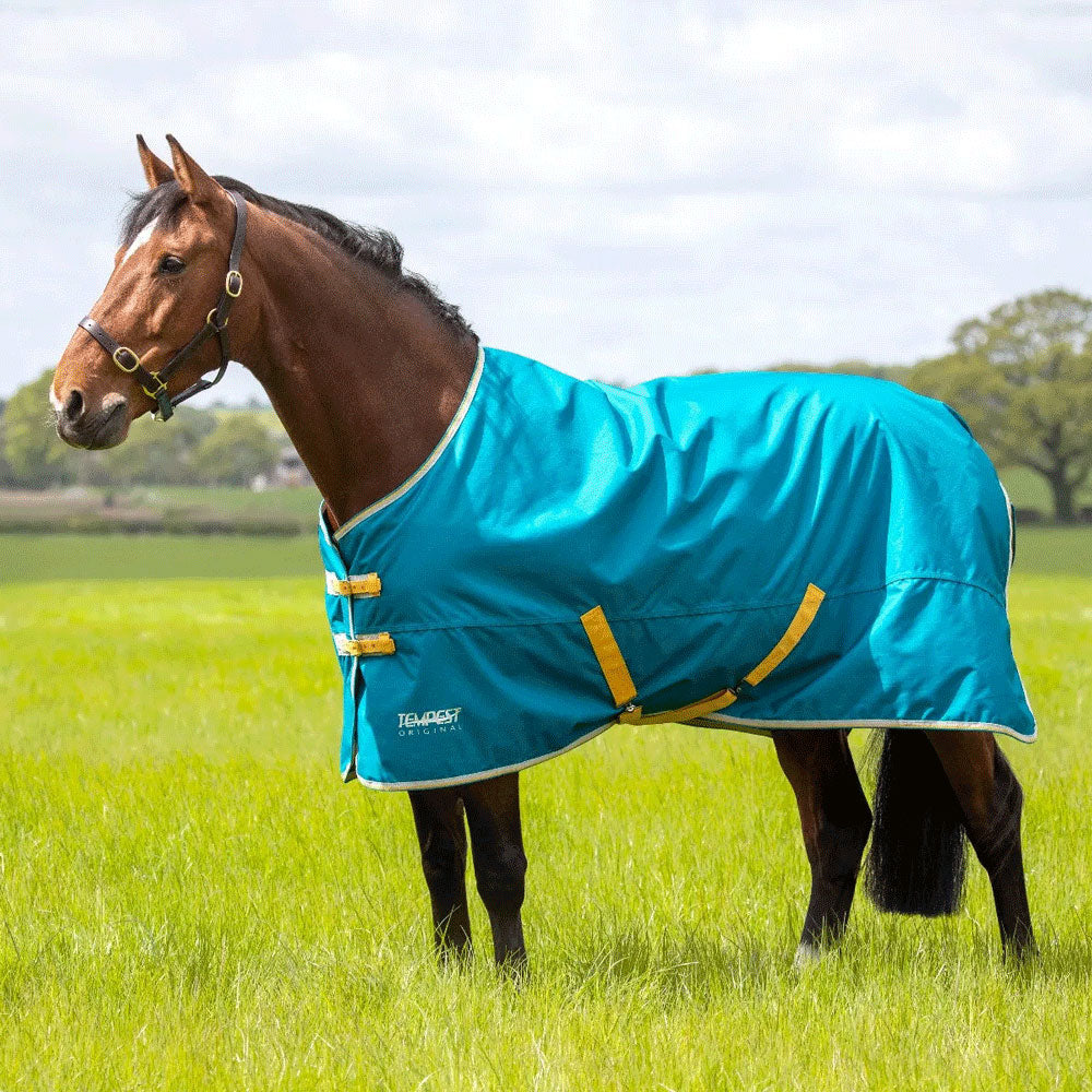 The Shires Tempest Original 50g Turnout Rug in Blue#Blue