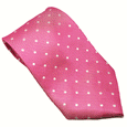 The Equetech Polka Dot Show Tie in Burgundy#Burgundy