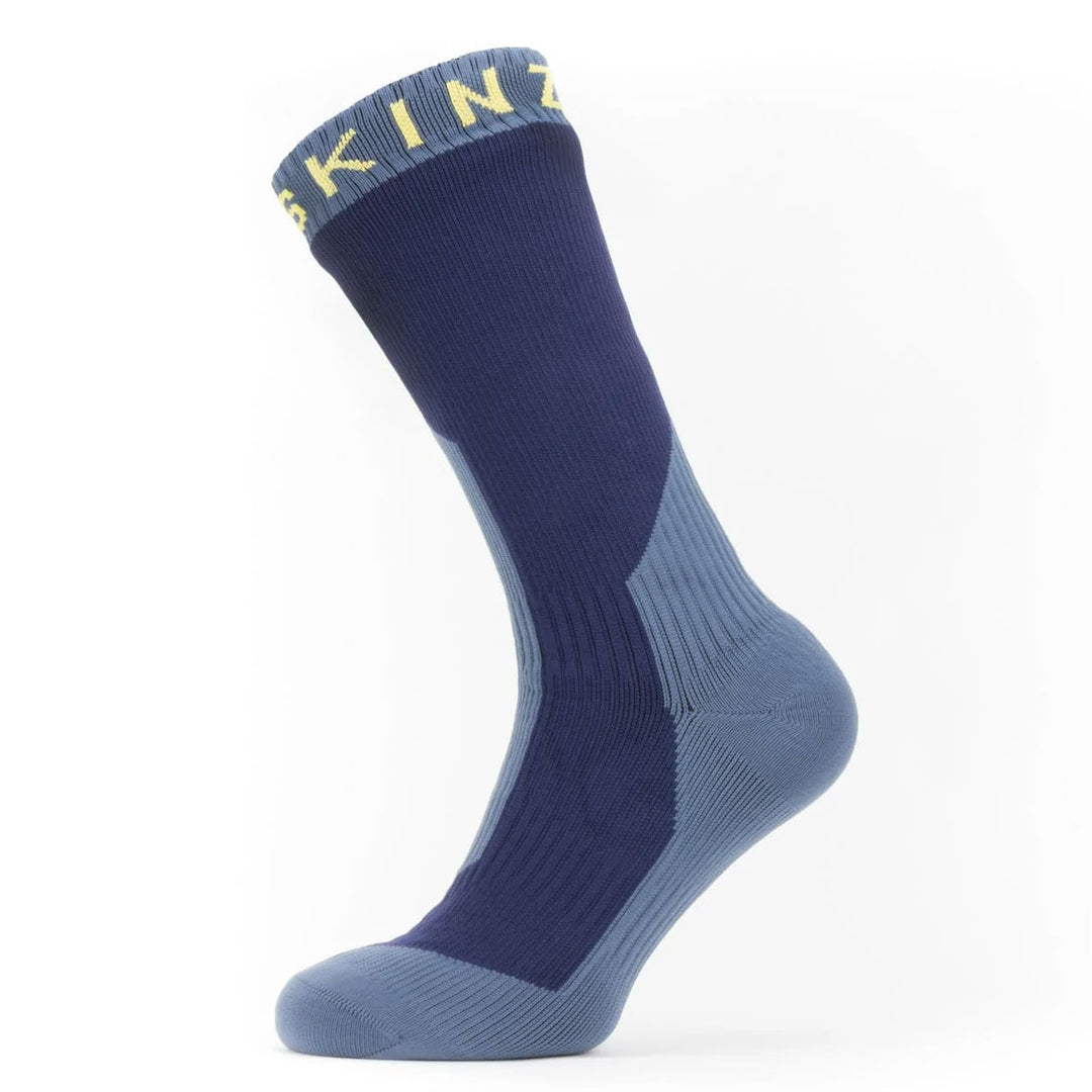 The Sealskinz Waterproof Extreme Cold Weather Mid Socks in Navy#Navy