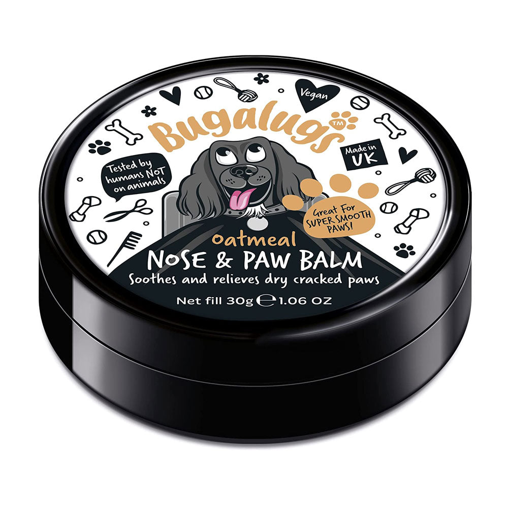 Bugalugs Dog Oatmeal Paw & Nose Balm 30g