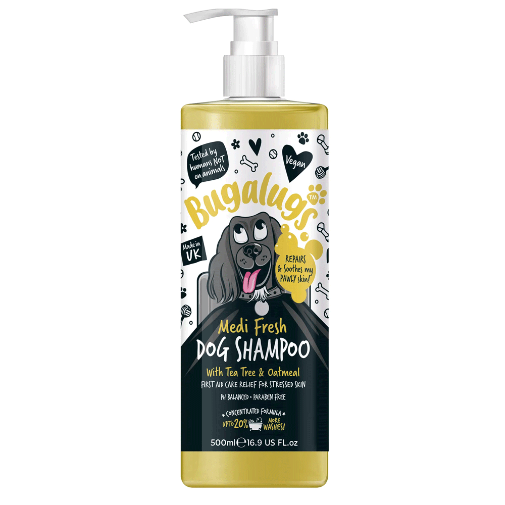 Bugalugs Dog Medi Fresh Shampoo 500ml