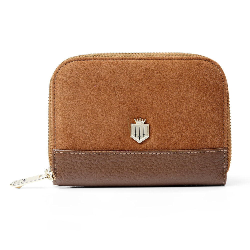 The Fairfax & Favor Ladies Mini Salisbury Purse in Tan#Tan